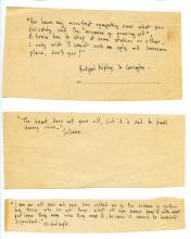 Pithy quotes about old age – in Robert’s hand