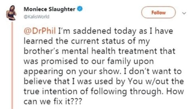 
What Happened To DJ Thomas? Moniece Slaughter Brother Mental Illness Explained 